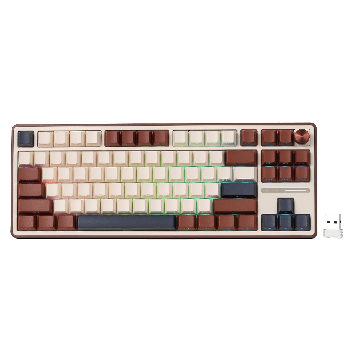 Royal Kludge R87 PRO – Clavier gaming sans fil TKL tri-mode (QMK/VIA)