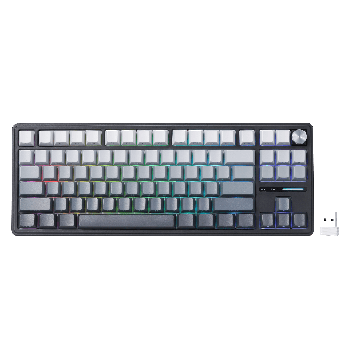 Royal Kludge R87 PRO – Clavier gaming sans fil TKL tri-mode (QMK/VIA)