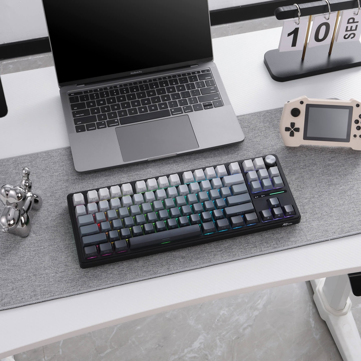 Royal Kludge R87 PRO – Clavier gaming sans fil TKL tri-mode (QMK/VIA)