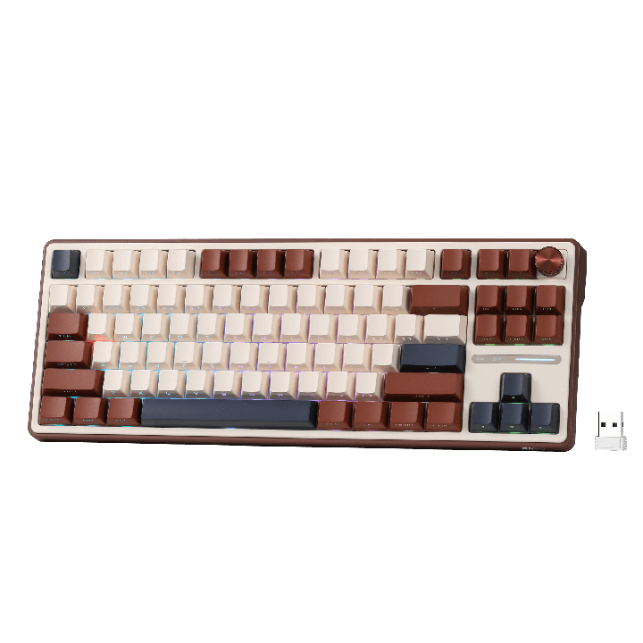 Royal Kludge R87 PRO – Clavier gaming sans fil TKL tri-mode (QMK/VIA)