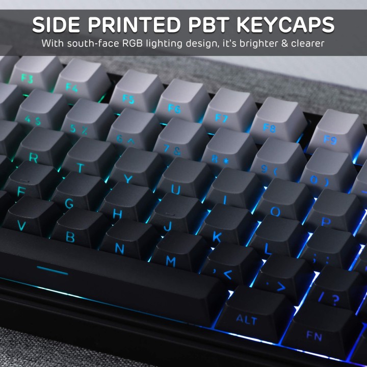 Royal Kludge R87 PRO – Clavier gaming sans fil TKL tri-mode (QMK/VIA)