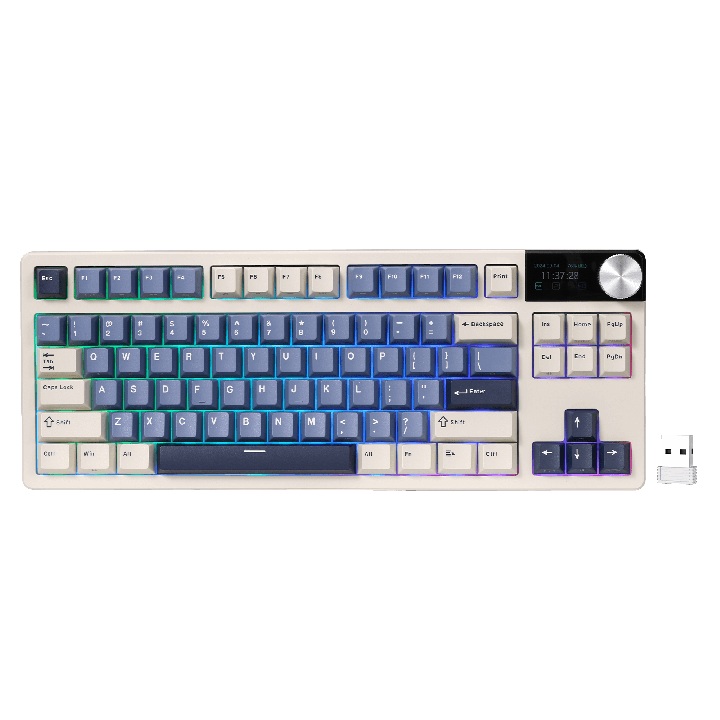 Royal Kludge S85 – Clavier mécanique gaming TKL sans fil tri-mode, gasket