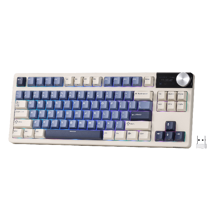 Royal Kludge S85 – Clavier mécanique gaming TKL sans fil tri-mode, gasket