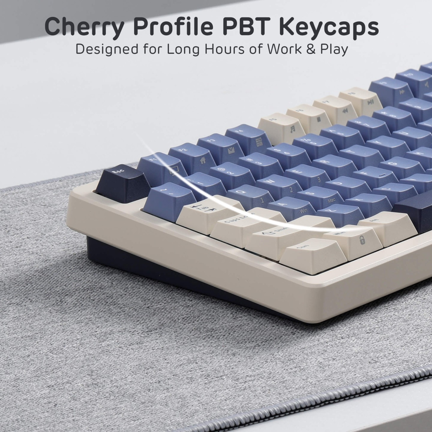 Royal Kludge S85 – Clavier mécanique gaming TKL sans fil tri-mode, gasket