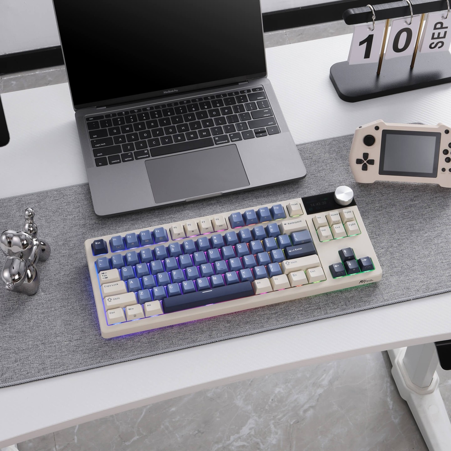 Royal Kludge S85 – Clavier mécanique gaming TKL sans fil tri-mode, gasket