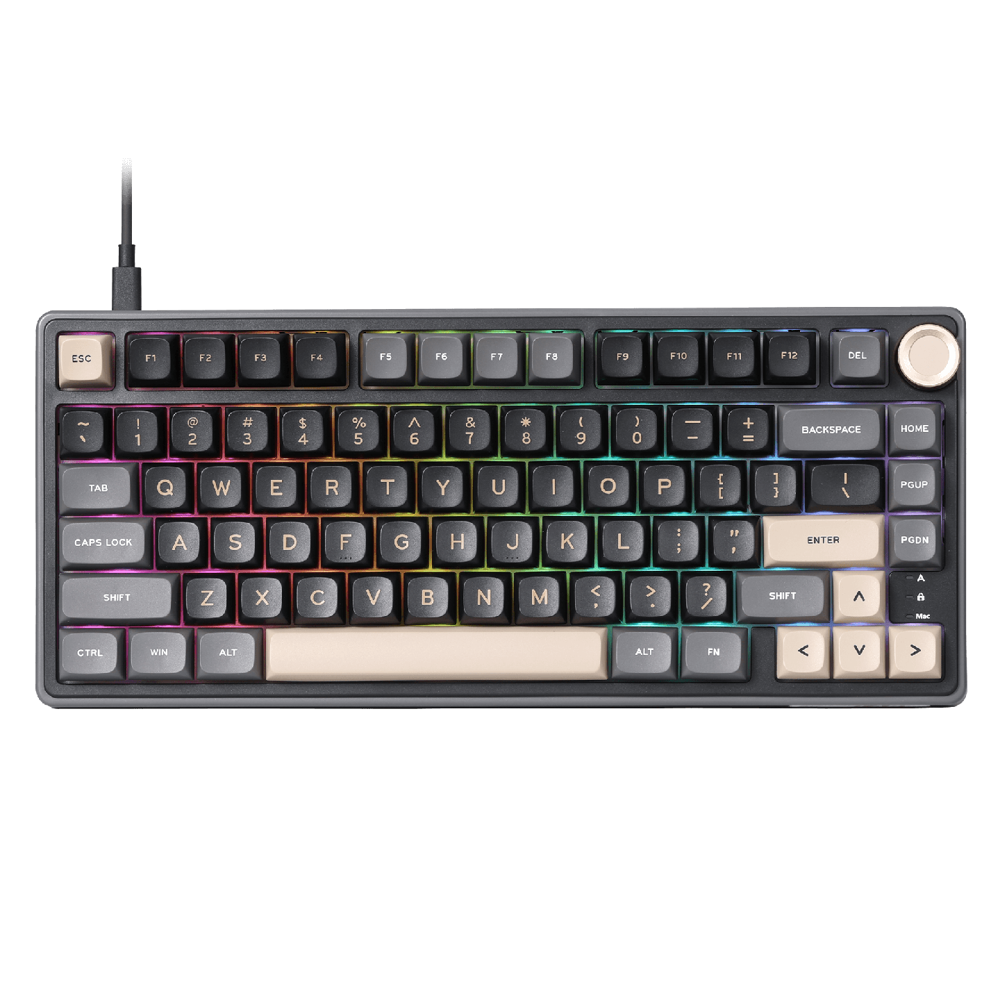 Royal Kludge R75 – clavier gaming filaire 75 % gasket (QMK/VIA)