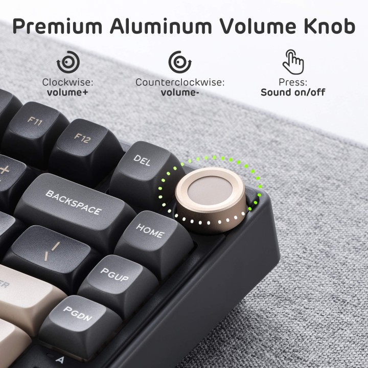 Royal Kludge R75 – clavier gaming filaire 75 % gasket (QMK/VIA)