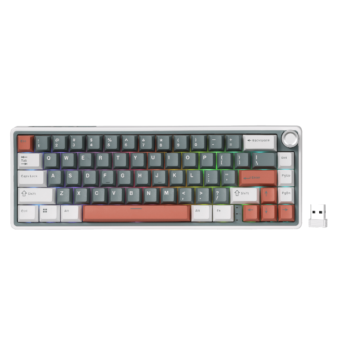 Royal Kludge R65 – clavier gaming sans fil 65 % à montage gasket (QMK/VIA)