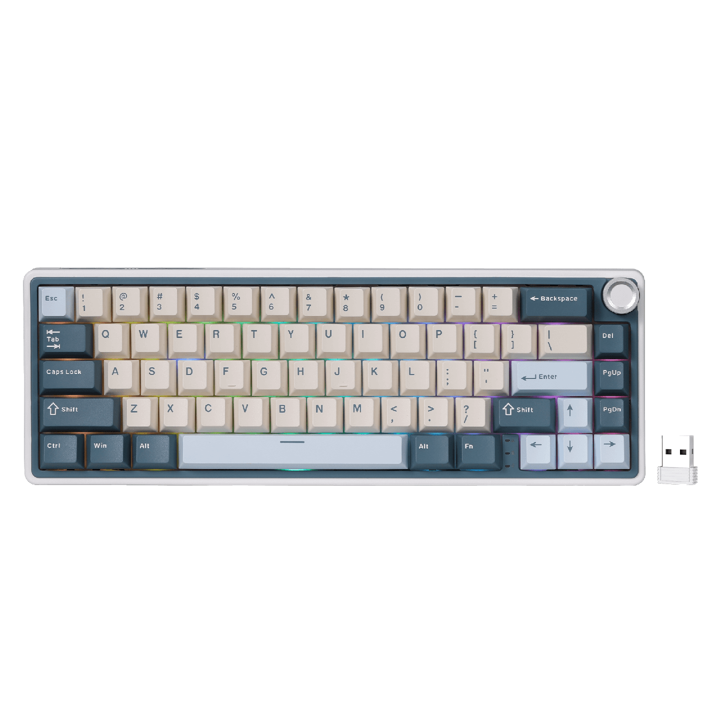 Royal Kludge R65 – clavier gaming sans fil 65 % à montage gasket (QMK/VIA)