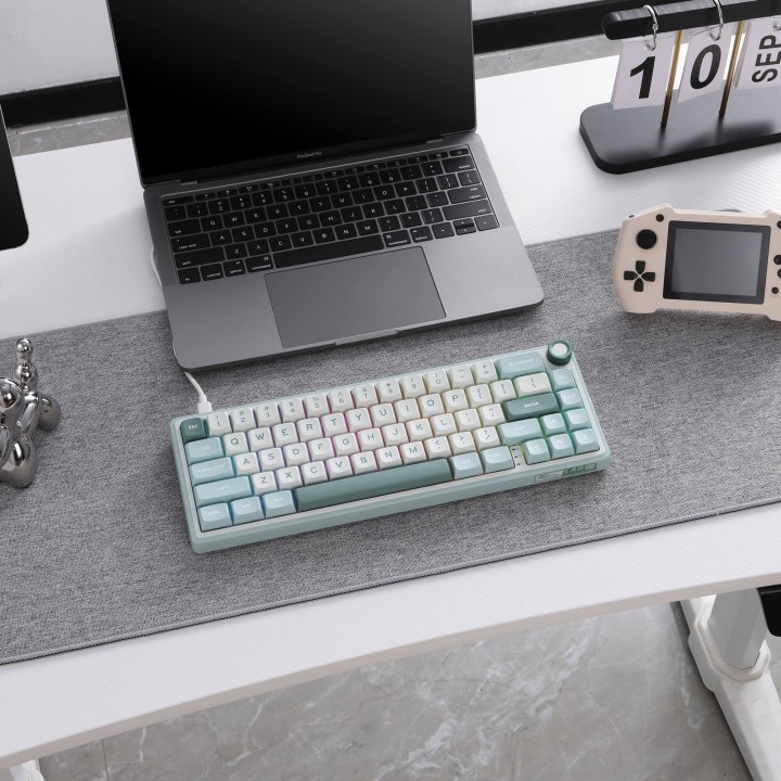 Royal Kludge R65 – Clavier gaming filaire 65 % à montage gasket (QMK/VIA)