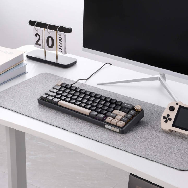 Royal Kludge R65 – Clavier gaming filaire 65 % à montage gasket (QMK/VIA)