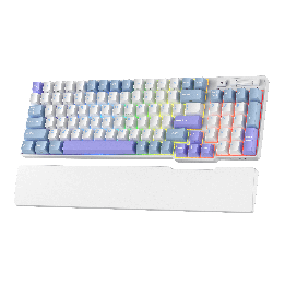 Royal Kludge RK96 – Clavier mécanique 96 % sans fil tri-mode, hot-swap RGB