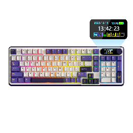 Royal Kludge S98 – Clavier mécanique sans fil 96 % avec écran et molette
