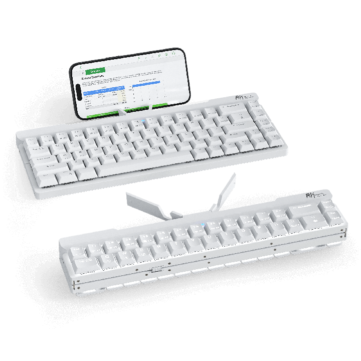 Royal Kludge F68 – clavier mécanique pliable 60 % low profile
