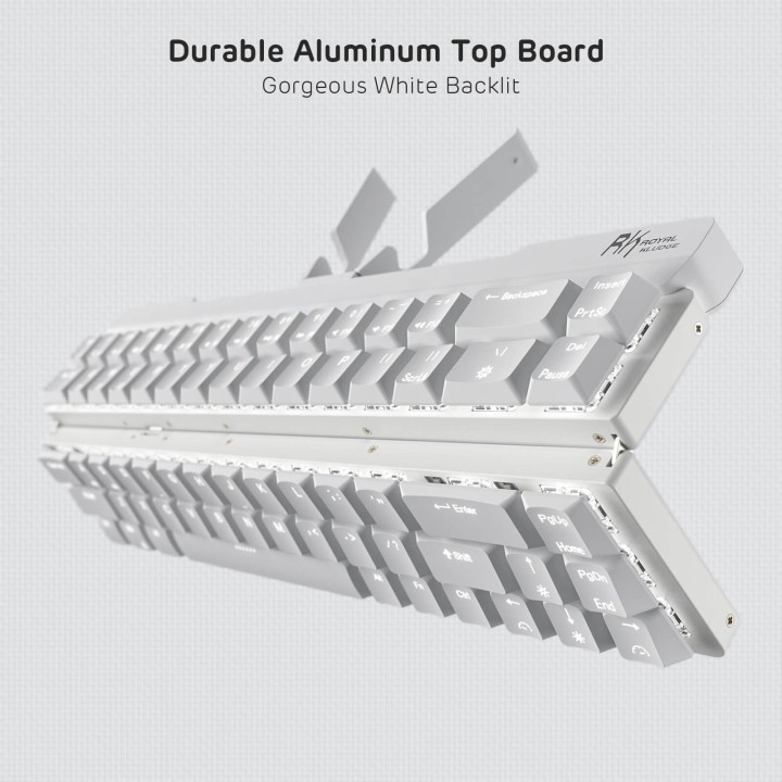 Royal Kludge F68 – clavier mécanique pliable 60 % low profile