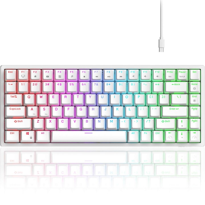 Royal Kludge RK84 – Clavier mécanique filaire 75 %, hot-swap, RGB