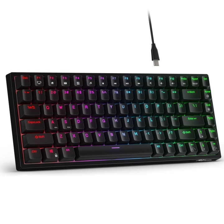 Royal Kludge RK84 – Clavier mécanique filaire 75 %, hot-swap, RGB