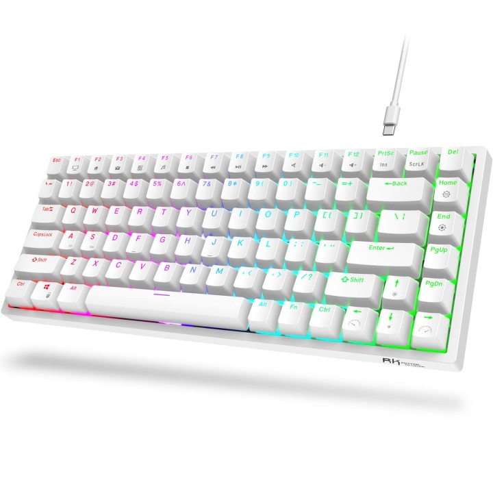 Royal Kludge RK84 – Clavier mécanique filaire 75 %, hot-swap, RGB