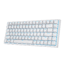 Royal Kludge RK84 – Clavier mécanique 75 % sans fil, rétroéclairage bleu