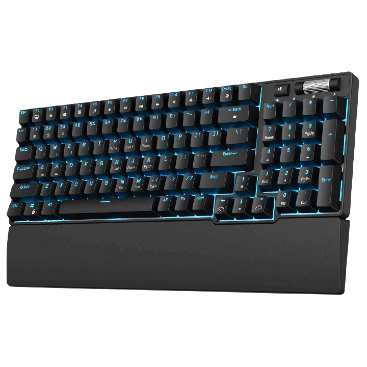 Royal Kludge RK96 – clavier mécanique sans fil 96 % avec repose-poignets