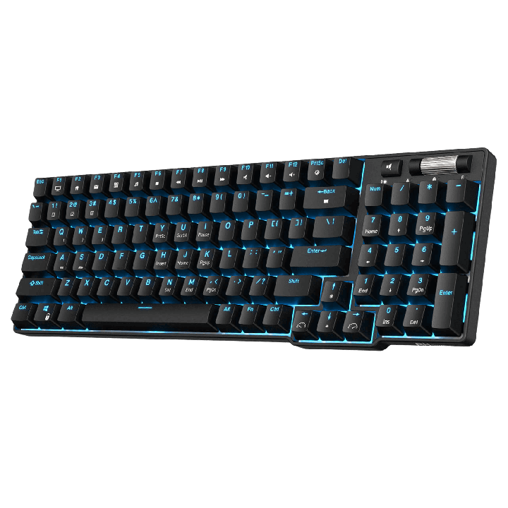 Royal Kludge RK96 – clavier mécanique sans fil 96 % avec repose-poignets