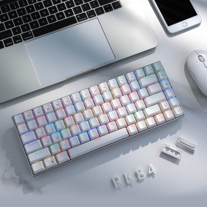 Royal Kludge RK84 Pro – clavier mécanique sans fil 75 % boîtier aluminium CNC