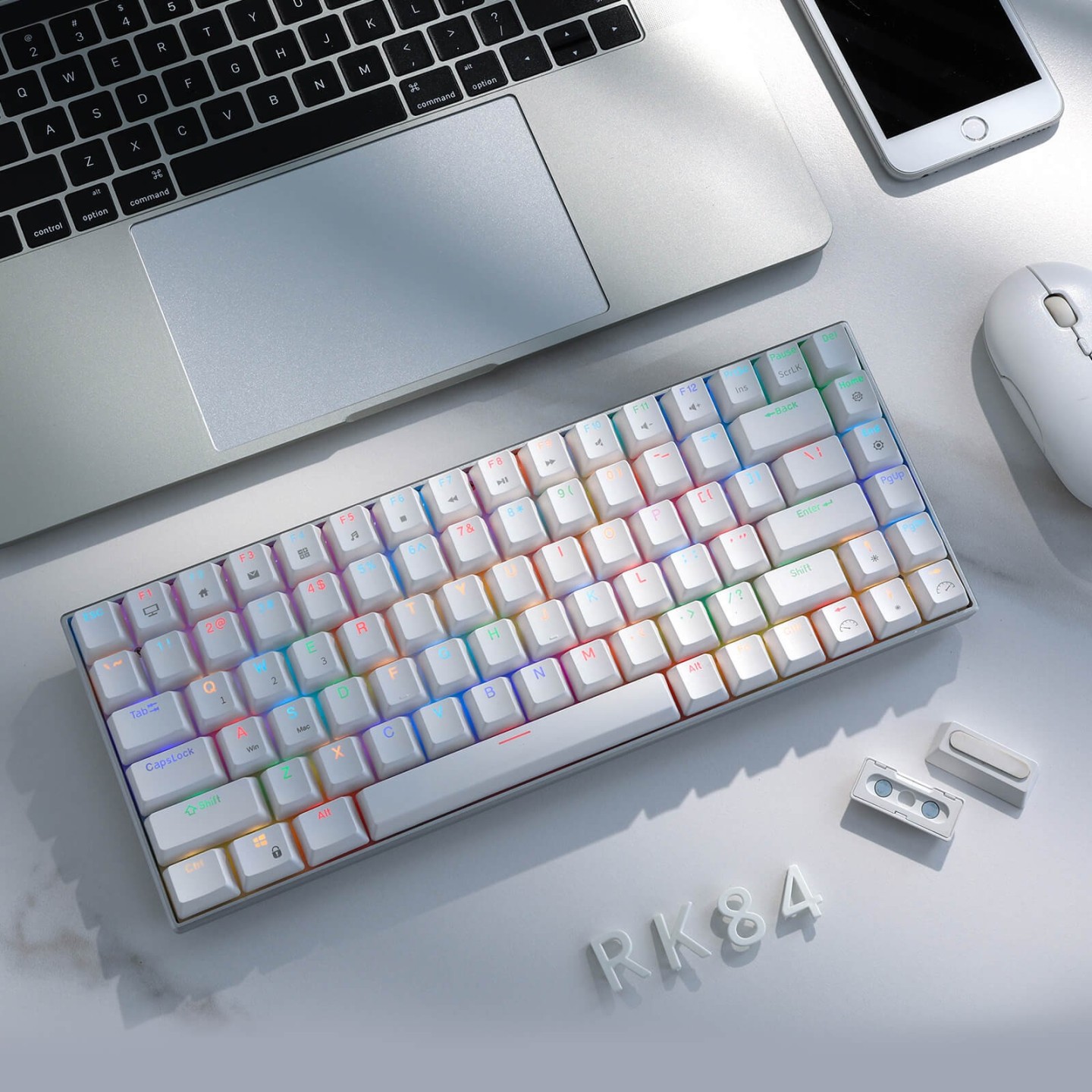 Royal Kludge RK84 Pro – clavier mécanique sans fil 75 % boîtier aluminium CNC