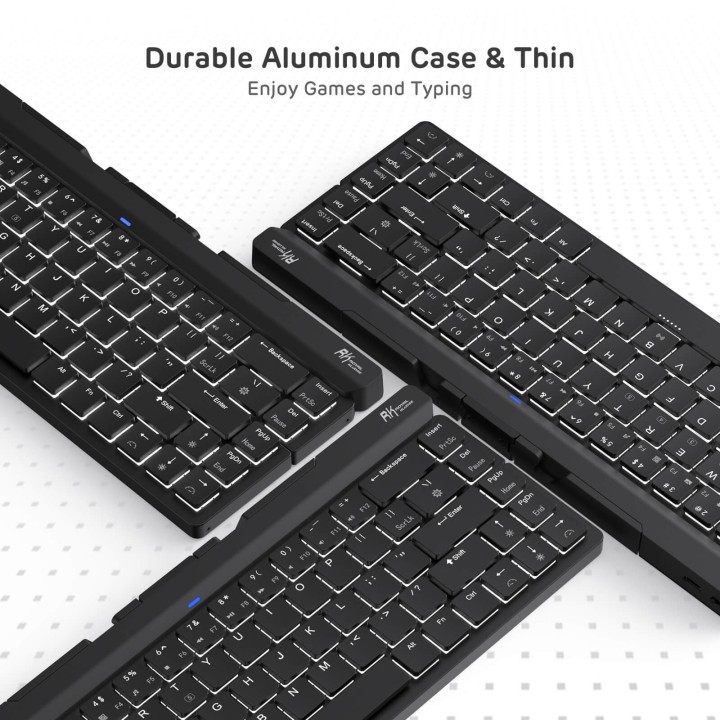 Royal Kludge RK925 – Clavier mécanique pliable sans fil 65 % low profile