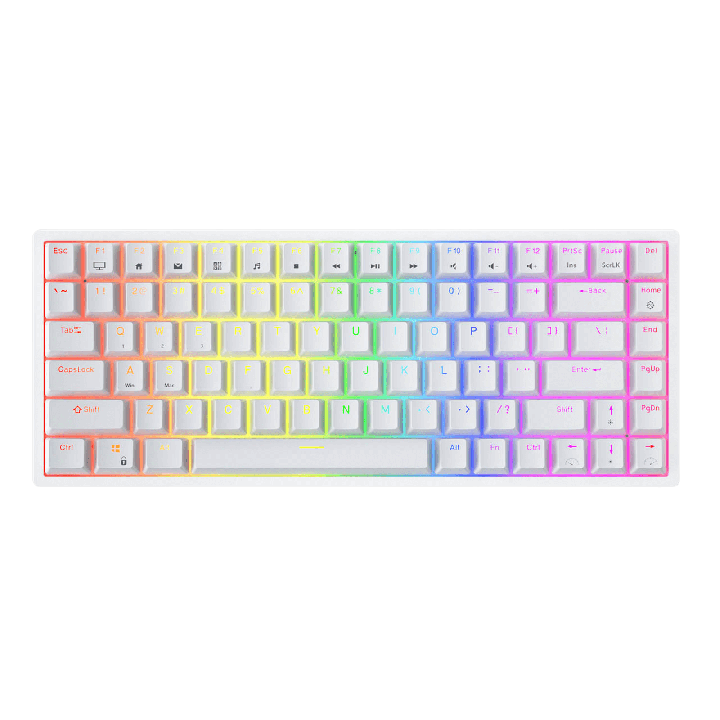 Royal Kludge RK84 – Clavier mécanique sans fil 75 % (84 touches) avec hub USB