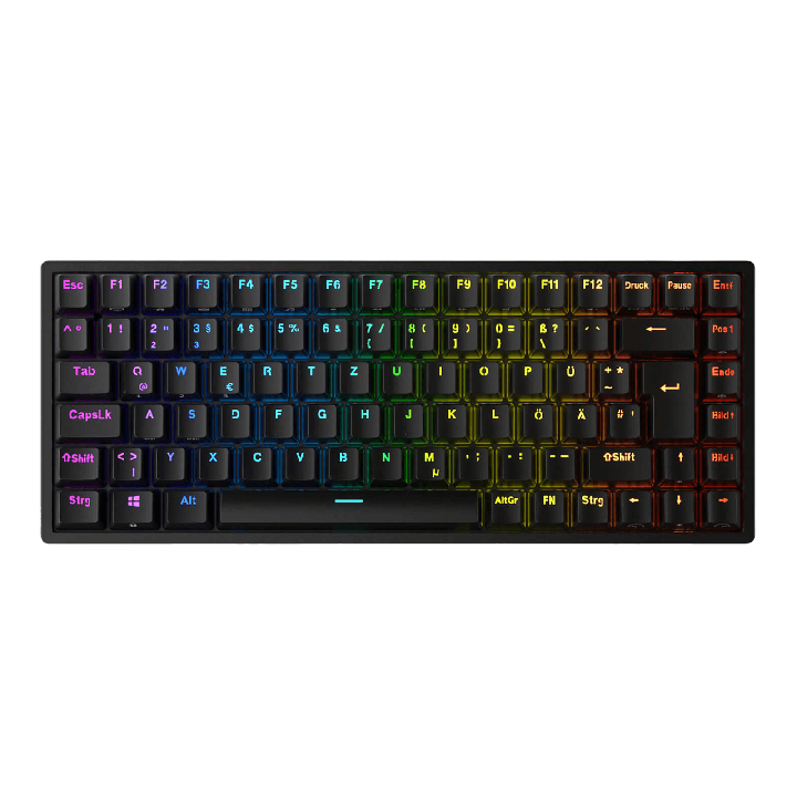 Royal Kludge RK84 – Clavier mécanique sans fil 75 % (84 touches) avec hub USB