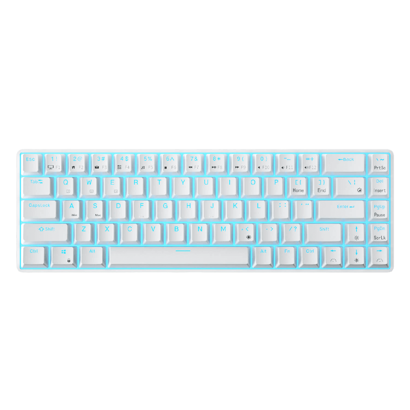 Royal Kludge RK68 – clavier mécanique sans fil 65 % (rétroéclairage monochrome)