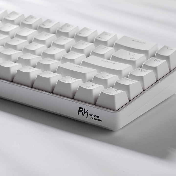 Royal Kludge RK68 – clavier mécanique sans fil 65 % (rétroéclairage monochrome)