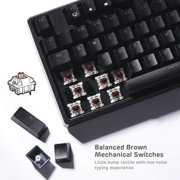 Royal Kludge RK87 (Sink87G) – Clavier mécanique sans fil TKL