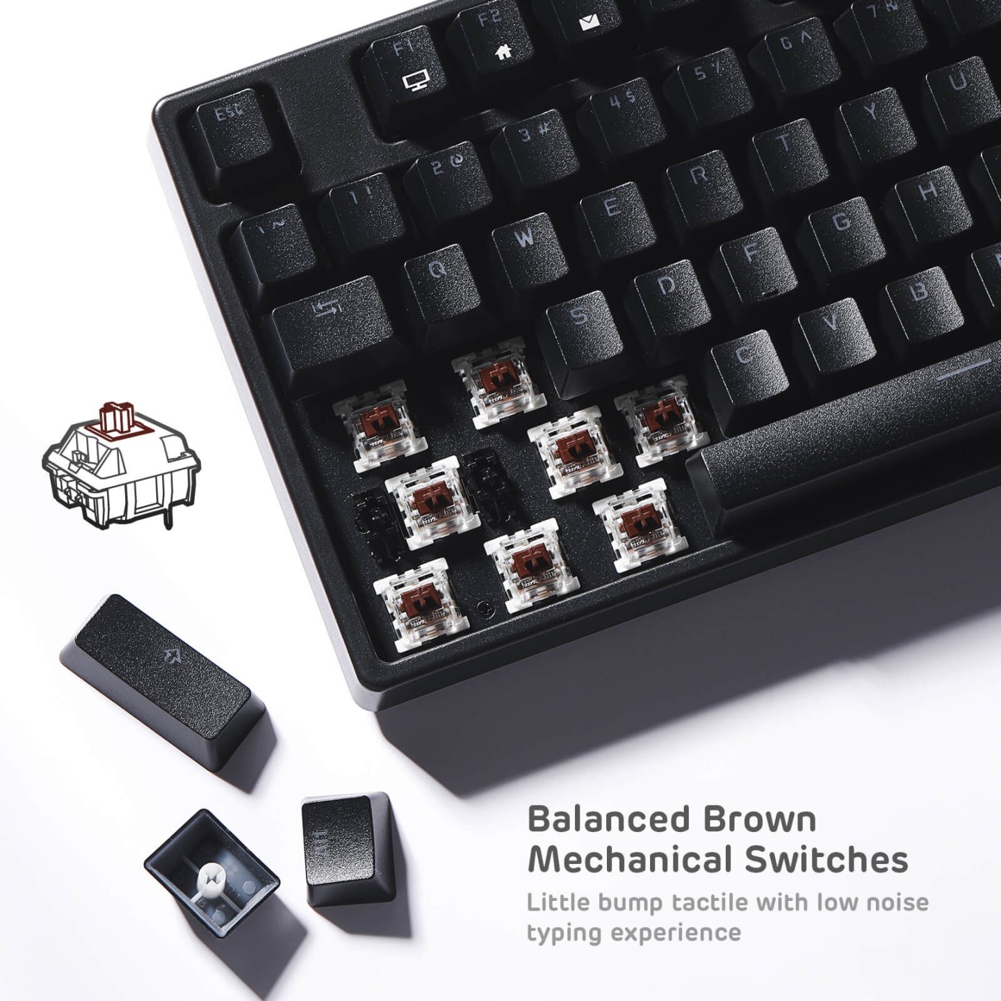 Royal Kludge RK87 (Sink87G) – Clavier mécanique sans fil TKL