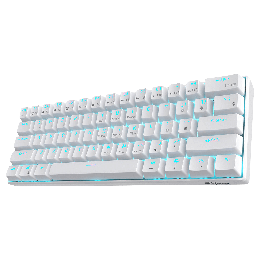 Royal Kludge RK61 – Clavier mécanique sans fil 60 % (rétroéclairage monochrome)