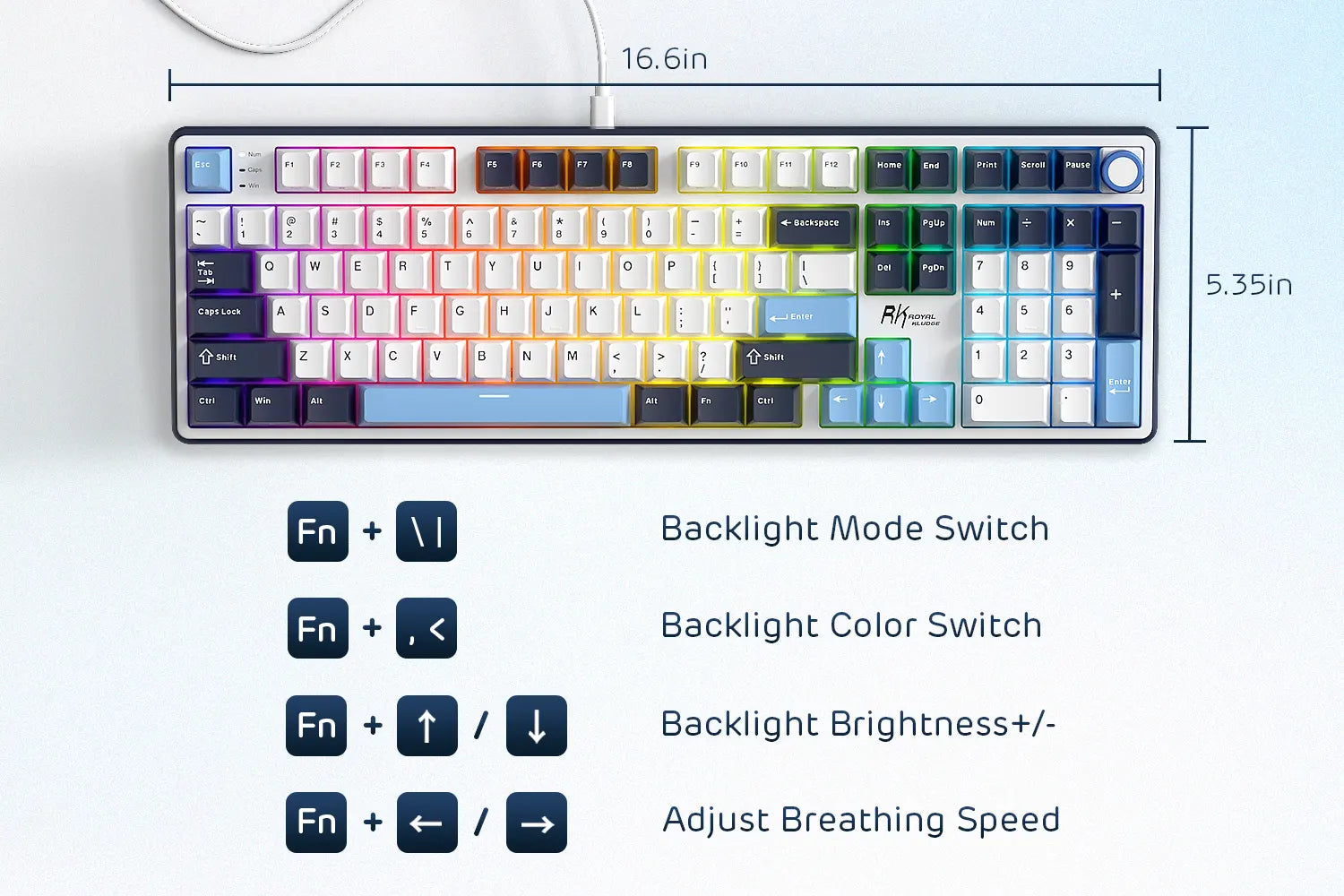 Éclairage RGB personnalisable