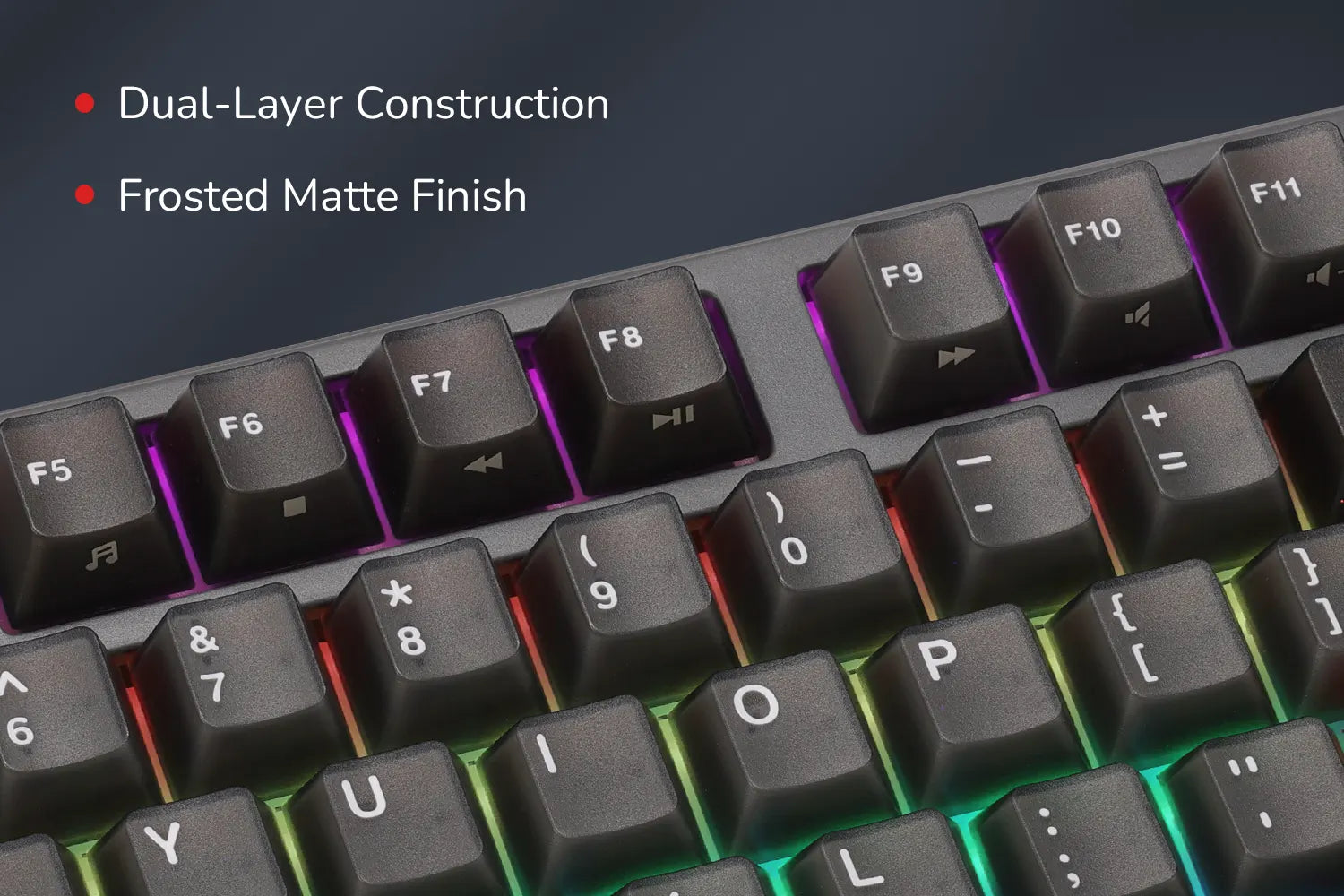 Keycaps dépolis exclusifs Carbon Red