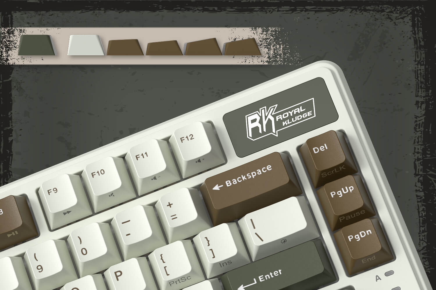 Structure gasket et keycaps PBT