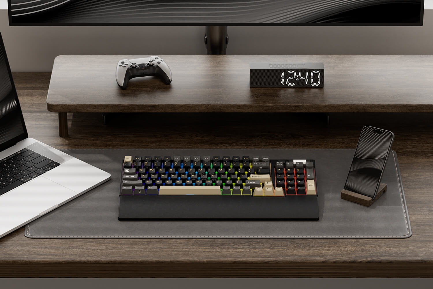 Rétroéclairage RGB varié