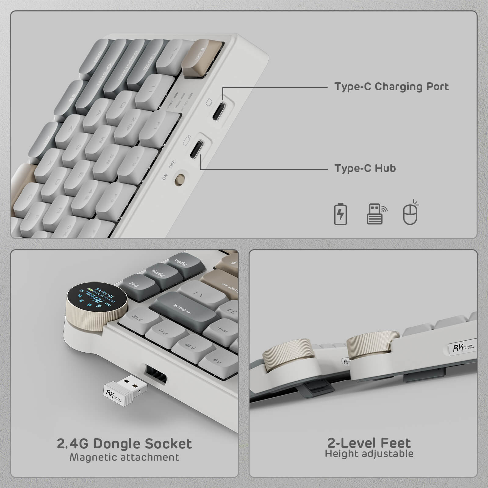 Hub USB et ports Type-C
