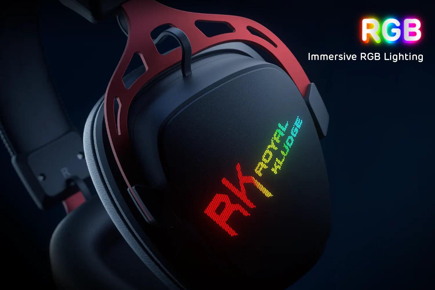 Design ergonomique et léger, éclairage RGB