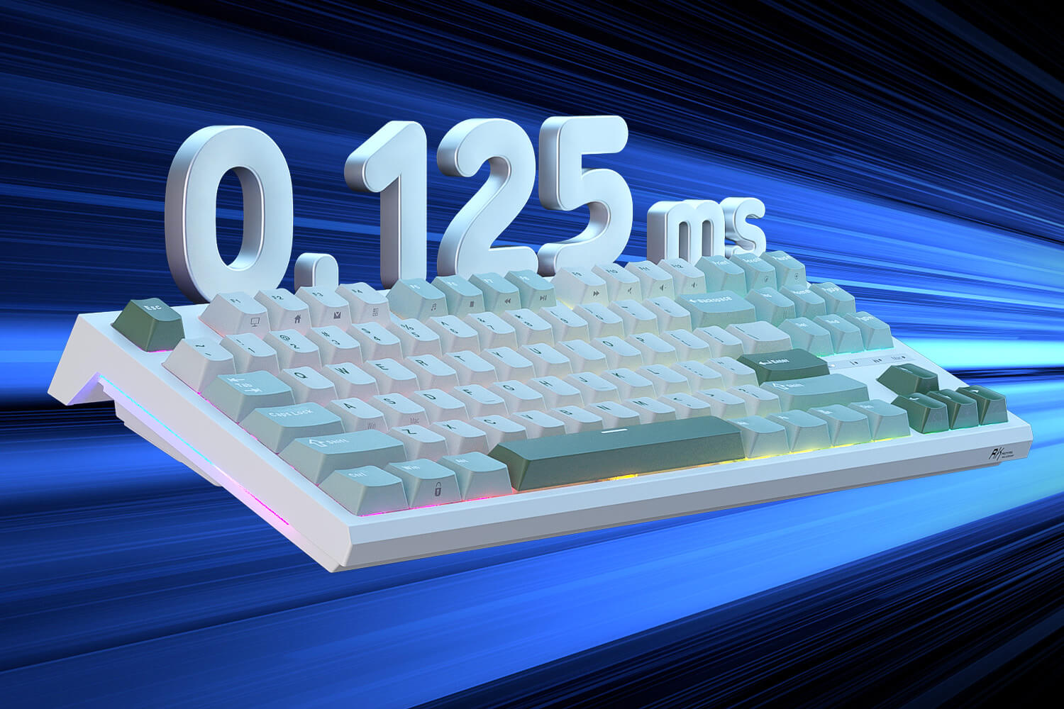 Fréquence d'interrogation de 8 000 Hz et latence ultra-faible