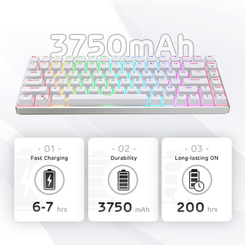 Batterie de 3 750 mAh