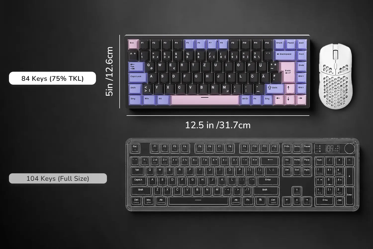 Format compact 75 % (TKL)
