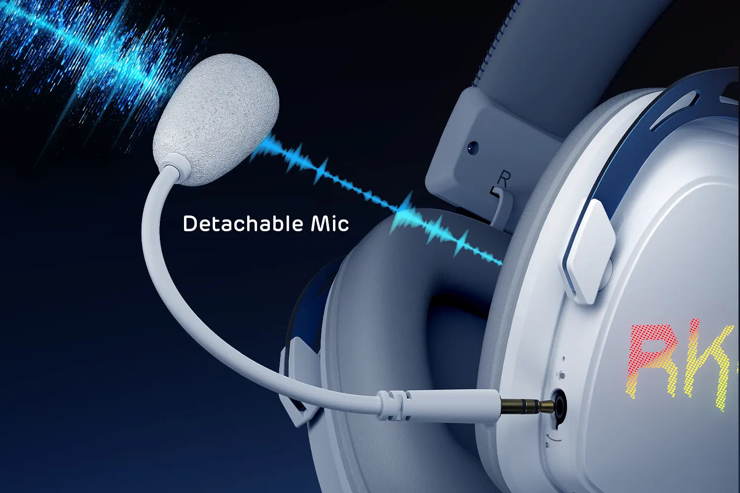 Micro antibruit détachable