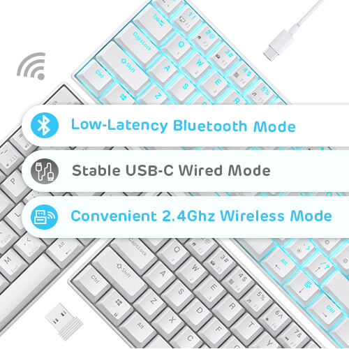 Clavier triple mode