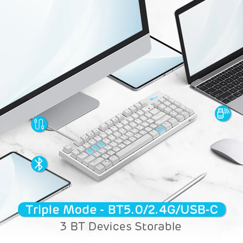 Clavier tri-mode